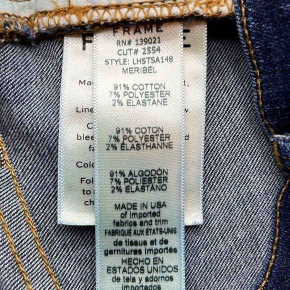 Frame Denim Le High Straight Crop Size 23 - Picture 13 of 16